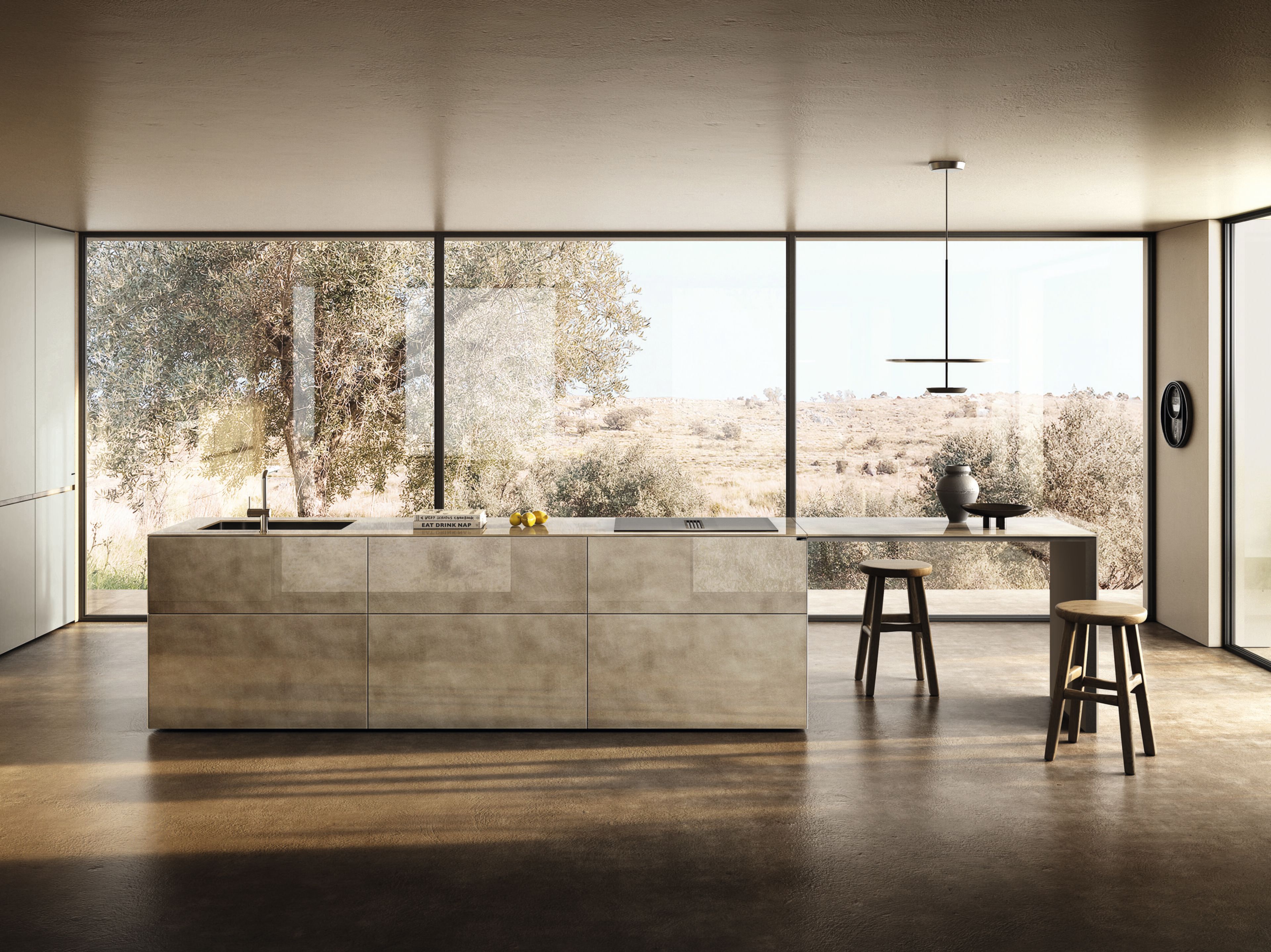 Кухня с островом Lago 36e8 CUT KITCHEN 2821 ARCH-00035698