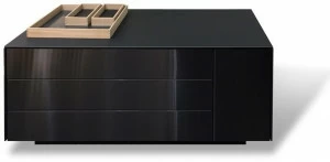 José Martínez Medina Низкая лакированная тумба для офиса с ящиками