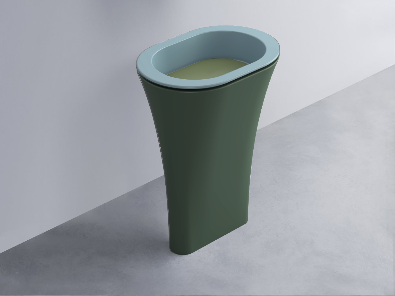 AMLA65-PL+AMPILO-AG+AMCOLO-MU Раковина Amedeo Ovale отдельностоящая cielo Enjoy + Amedeo Ceramica Cielo
