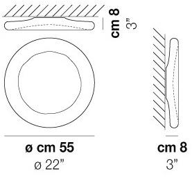 Vetreria Vistosi Стеклянный потолочный светильник Pod sun-id-1385333 - Вид №3