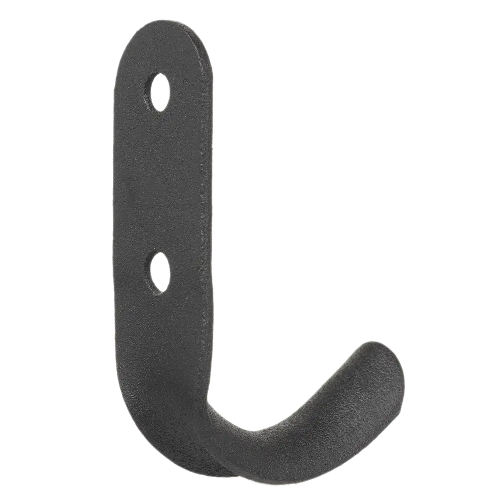 89344628 Вешалка настенная №7 1 крючок цвет черный STLM-1008439 VILPLAST  - Вид №2