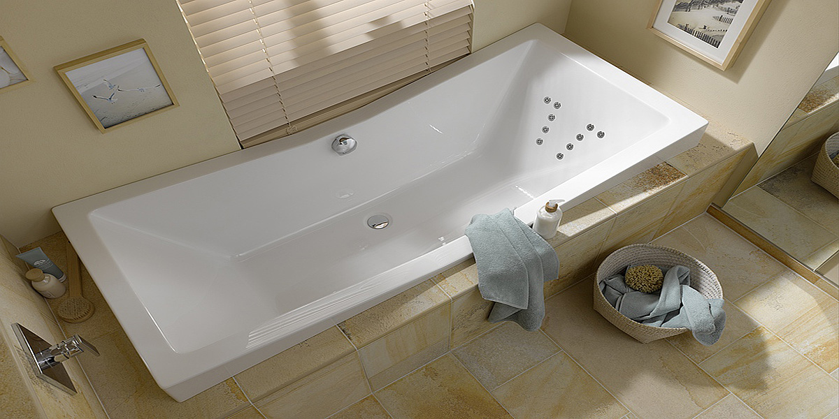 Ванна встраиваемая FOSTER 190 см с гидро и аромассажной системой Deluxe HOESCH 6697 - Вид №1