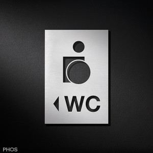 PS0504 Комбинация знаков пиктограммы туалета PHOS