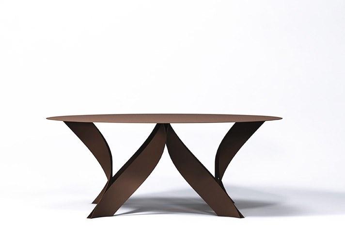 TrackDesign Круглый стол из стали Corten ™  Itt06092  - Вид №1