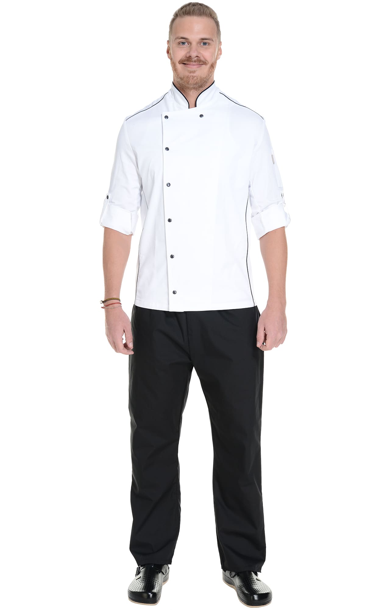 62614 Китель поварской white RICON  Одежда для поваров  размер 48 (M)  - Вид №12