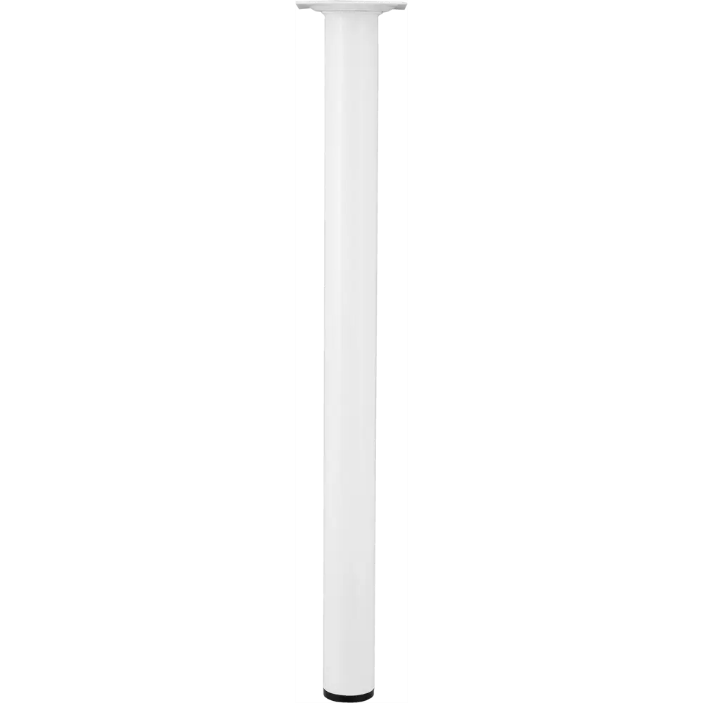 EDSON Круглая мебельная ножка белая 40 см с усиленной конструкцией 82754087 STLM-0035476 - Вид №3