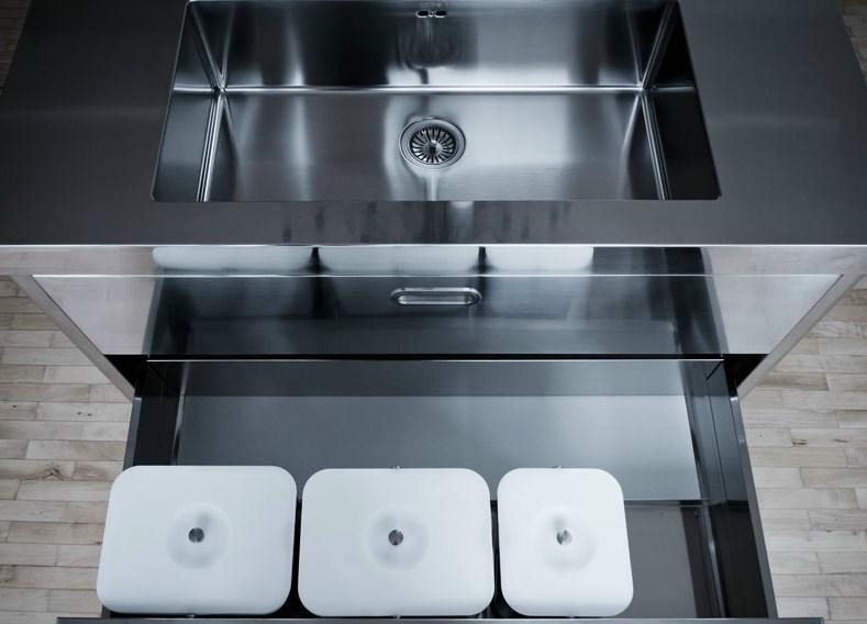 ALPES-INOX Остров с плитой, ванной и кладовкой Liberi in cucina sun-id-1463438 - Вид №4