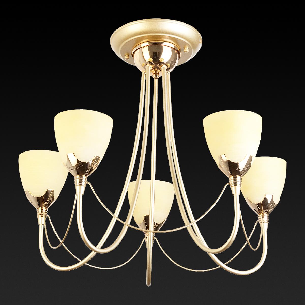 Потолочная люстра Toplight Lucia TL3630X-05MG TOPLIGHT LUCIA 183547 Золотой - Вид №1