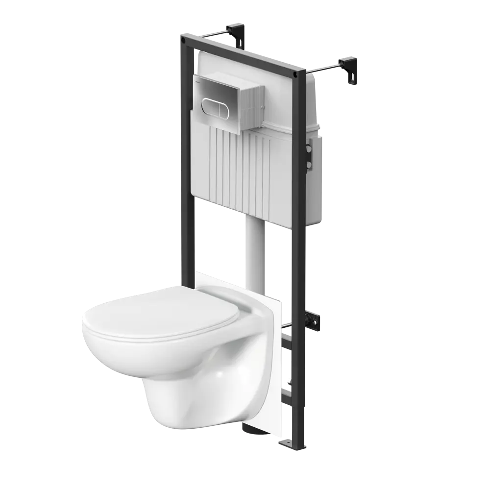 Комплект инсталляция с унитазом Damixa Willow Prime M безободковый STLM-2180934