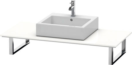 XL025C07373 Консоль для накладных раковин и встраиваемых умывальников, для пристенного варианта X-Large #XL025C 550 мм Тичинская вишня Duravit - Вид №2