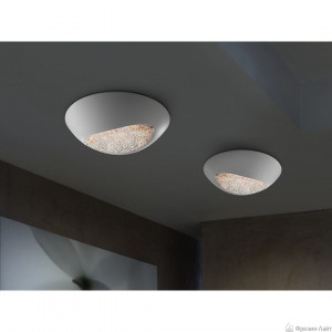 Masiero Blink Led PL60 F02 foglia arg./Swarowski потолочный