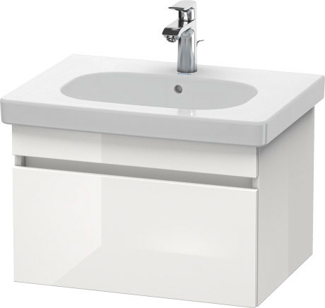 DS638304949 Тумбочка подвесная DuraStyle #DS6383 600 x 453 мм Графит матовый, декор Duravit - Вид №2