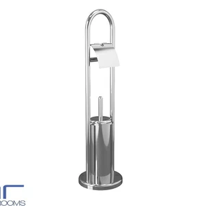 ЕРШИК ДЛЯ УНИТАЗА НАПОЛЬНЫЙ КОМБИНИРОВАННЫЙ SIL ХРОМИРОВАННАЯ СТАЛЬ