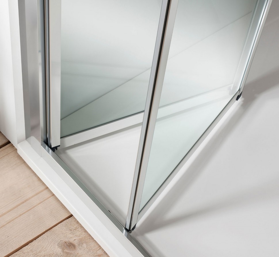 Дверь в нишу Bifold 1000mm Britton Burlington EBFSC1000  - Вид №3