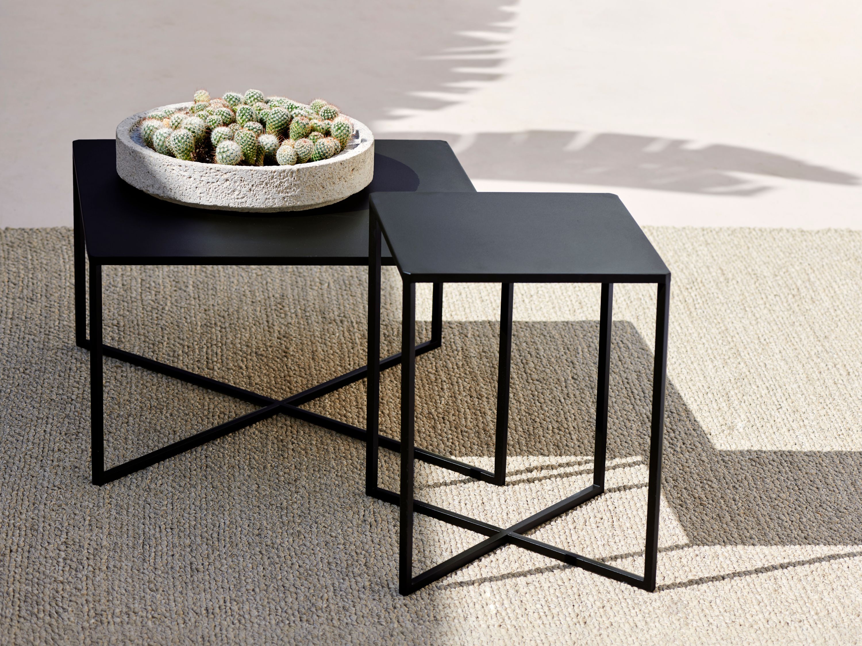 Алюминиевый квадратный низкий журнальный столик с порошковым покрытием TRIBÙ Natal Alu ARCH-00141607 - Вид №1