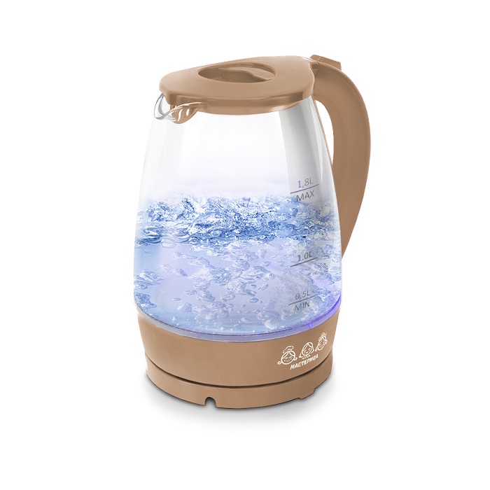 8157388 Электрочайник Мастерица ЕК-1801G коричневый STDN-0050144