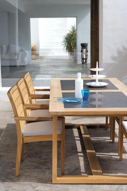 MNST91 Кресло из teakового дерева Manutti Siena - Вид №7