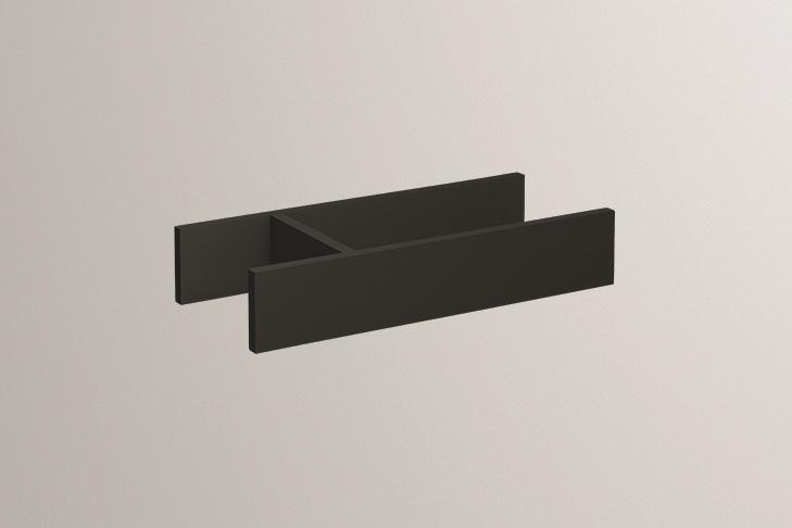 8400058667 Разделитель для выдвижных ящиков, fu.h358.2, металлический черный, структурная краска Alape без серии 