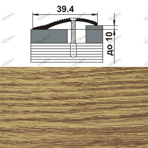 Профиль разноуровневый ПР 02.900.084 дуб универсал ЛУКА 254122