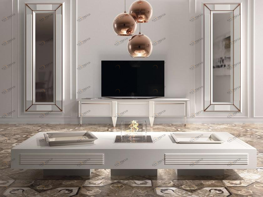 Vismara Design Низкий прямоугольный деревянный журнальный столик для гостиной Desire sun-id-1506882