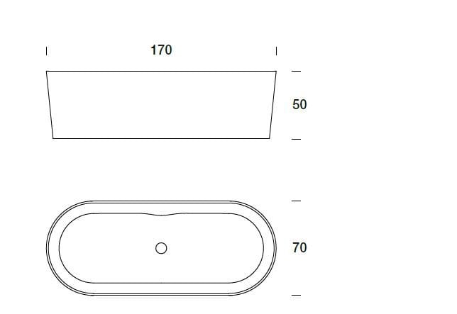 Овальная ванна в центре комнаты в Korakril™ Rexa MY PLANET ARCH-00137632 - Вид №5