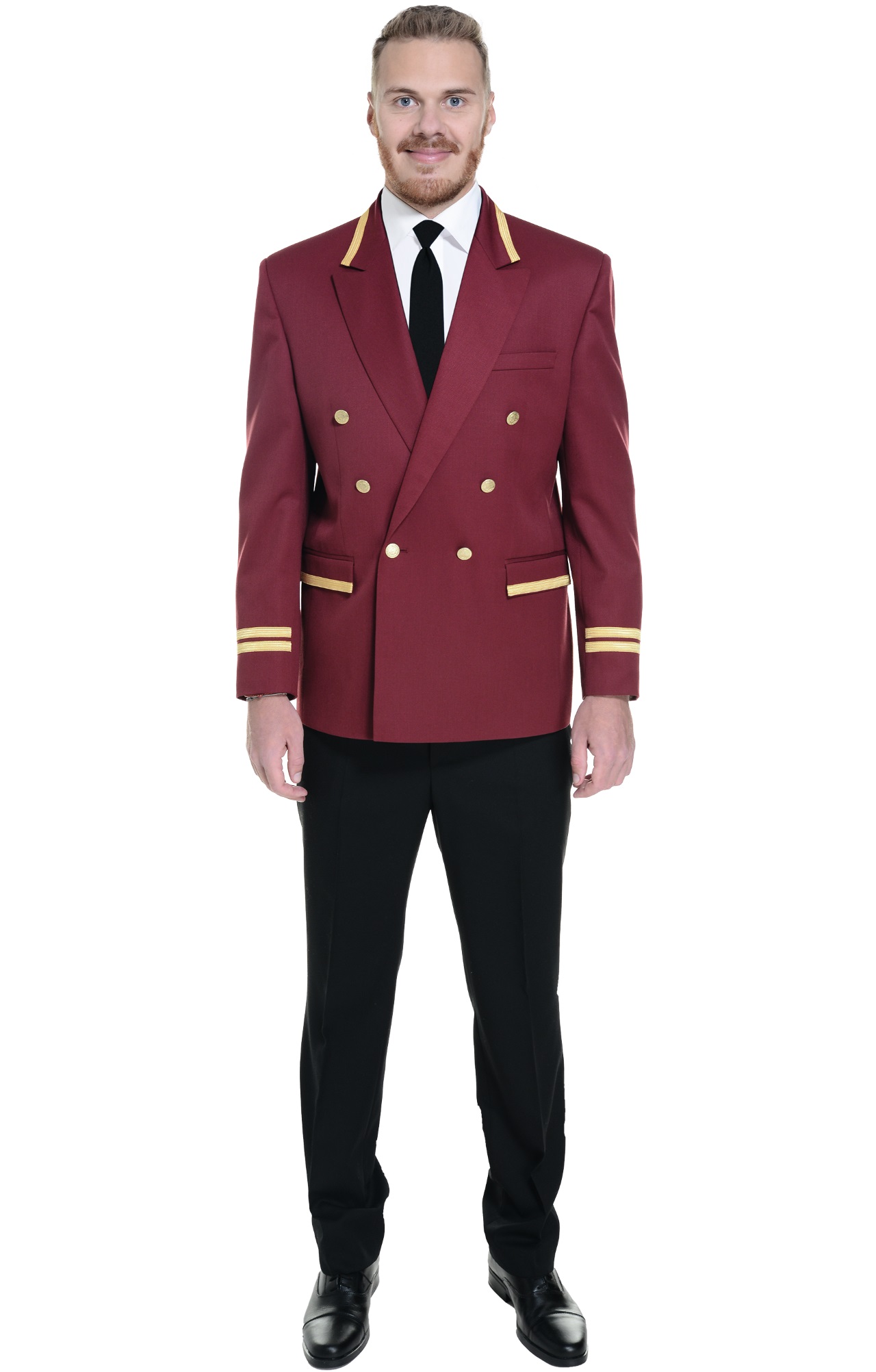 69788 Пиджак двубортный  Швейцар bordeaux El-Risto  Бренд "El-Risto" (Эль Ристо), каталог товаров размер 50/182  - Вид №3