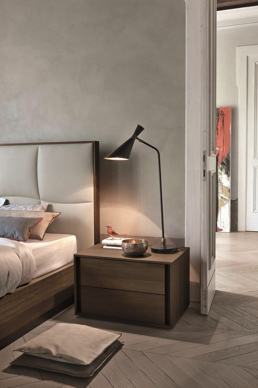 Gruppo Tomasella Дубовая двуспальная кровать с высоким изголовьем sun-id-1462163 - Вид №2