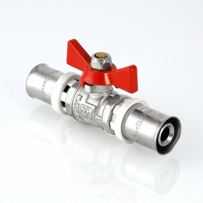 VT.243.N.1616 Кран шаровой с пресс-соединением Valtec 16  - Вид №1