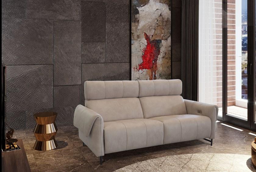 Rossini Sofas Кожаный диван с электроприводом sun-id-1473722 - Вид №1