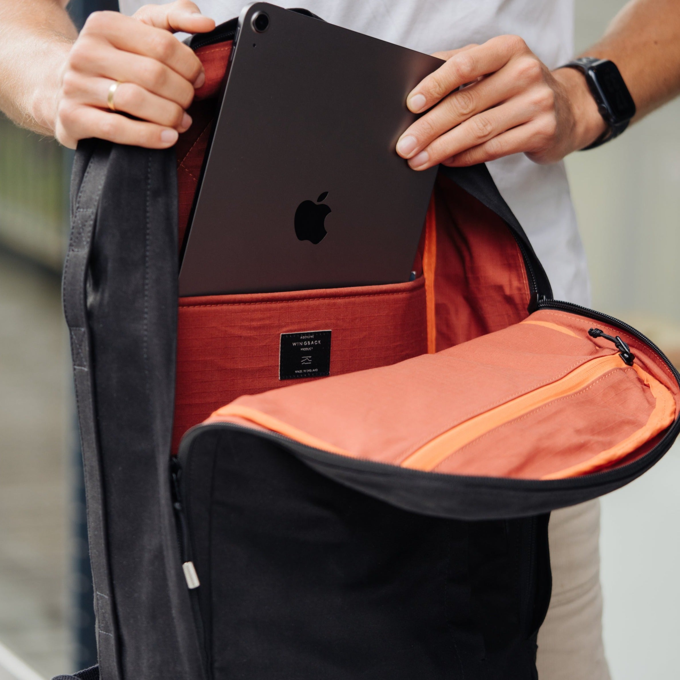 W301BLA-TER-BST Everyday Pack 21L - Терракота / Черная сталь Wingback  - Вид №10