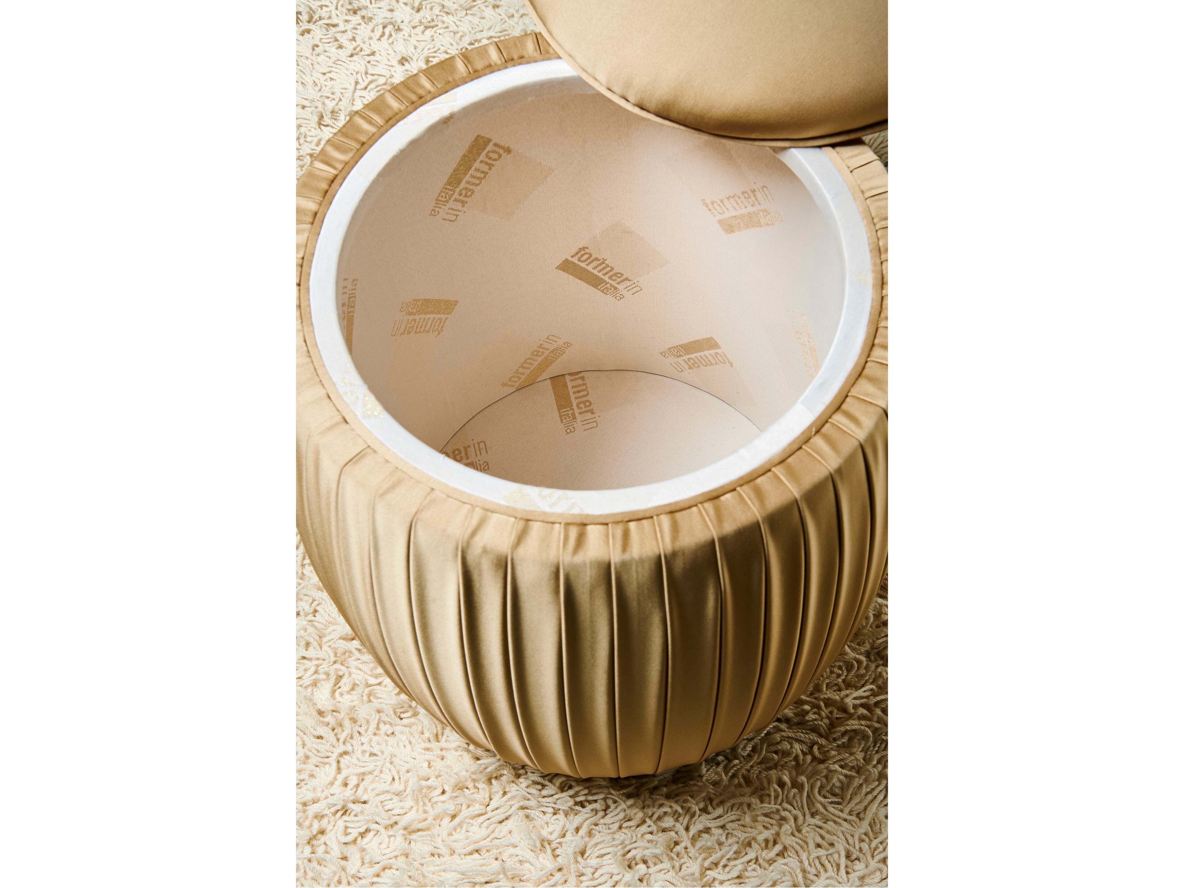 Круглый пуф контейнер Former In Italia PLISSÉ ARCH-00032495 - Вид №3