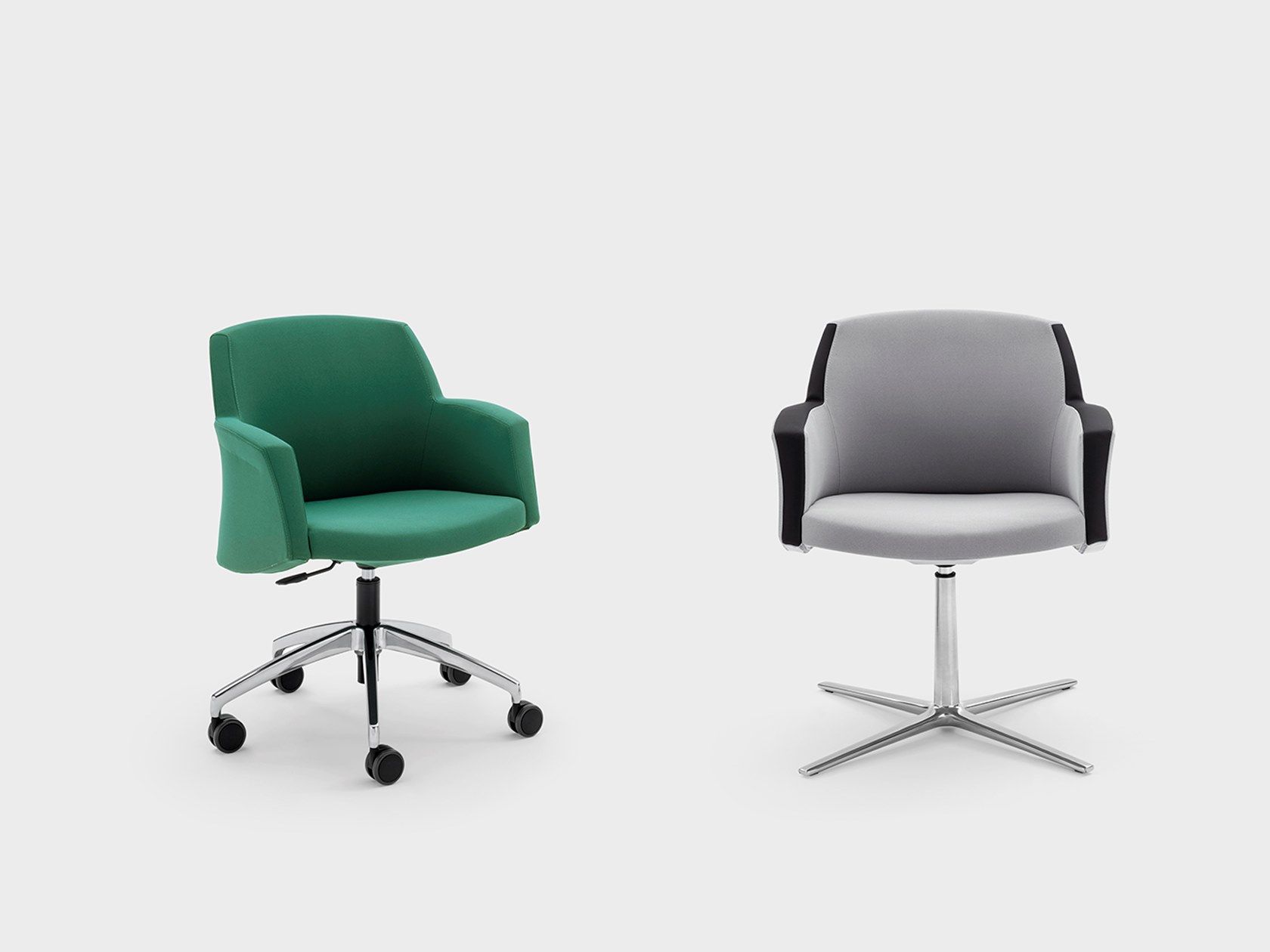 Офисное кресло из ткани с колесами и подлокотниками на насесте Viganò Miss Grace ARCH-00028760 - Вид №1