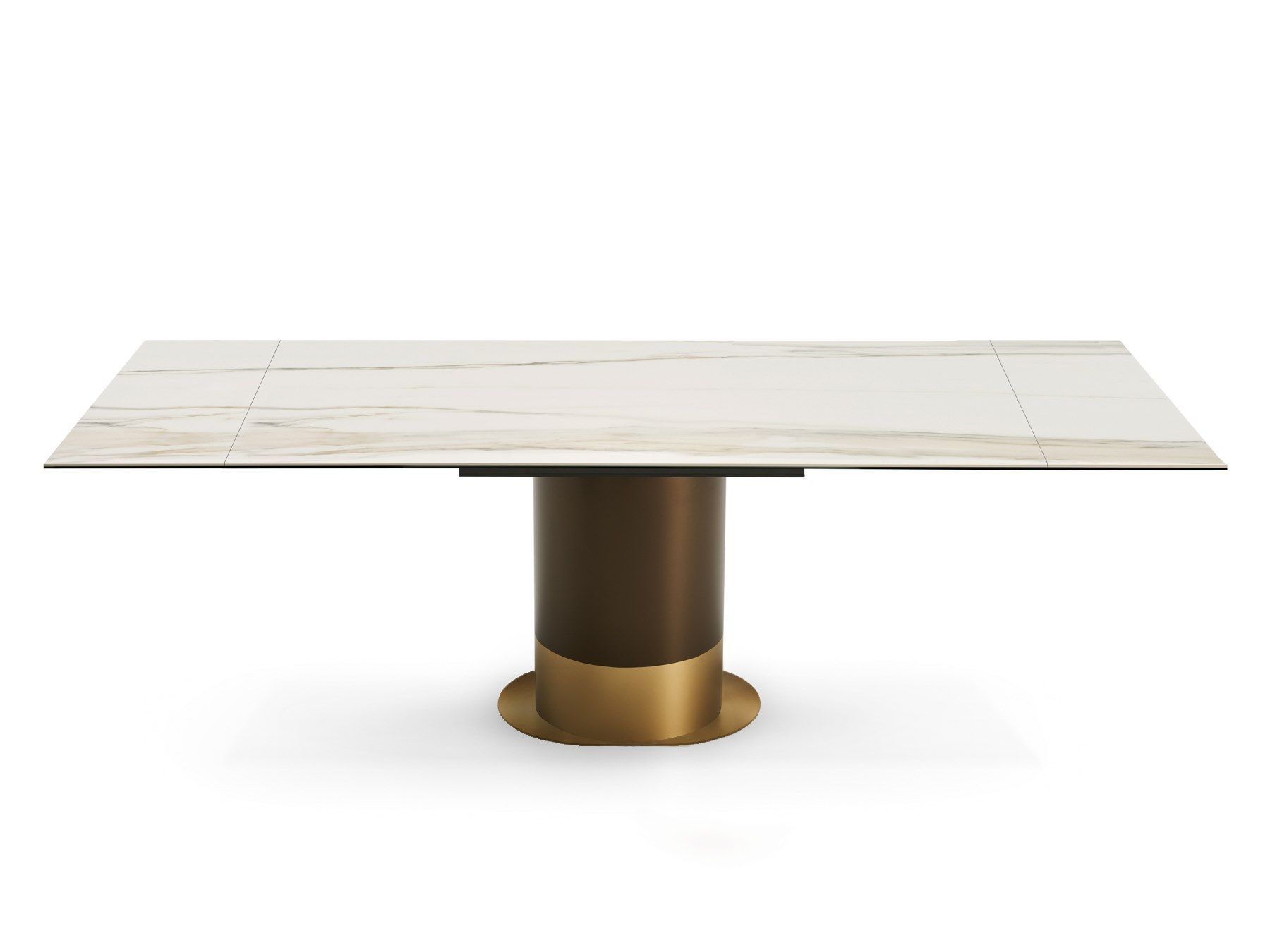 Прямоугольный керамический и металлический стол для гостиной EFORMA цилиндр ARCH-00023070 - Вид №7