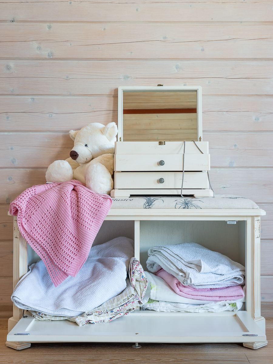 Сундук-пуф Mobilier de Maison бело-серый ДОМАШНЯЯ ОБСТАНОВКА FASHION 017245 Белый;серый Santreyd - Вид №4