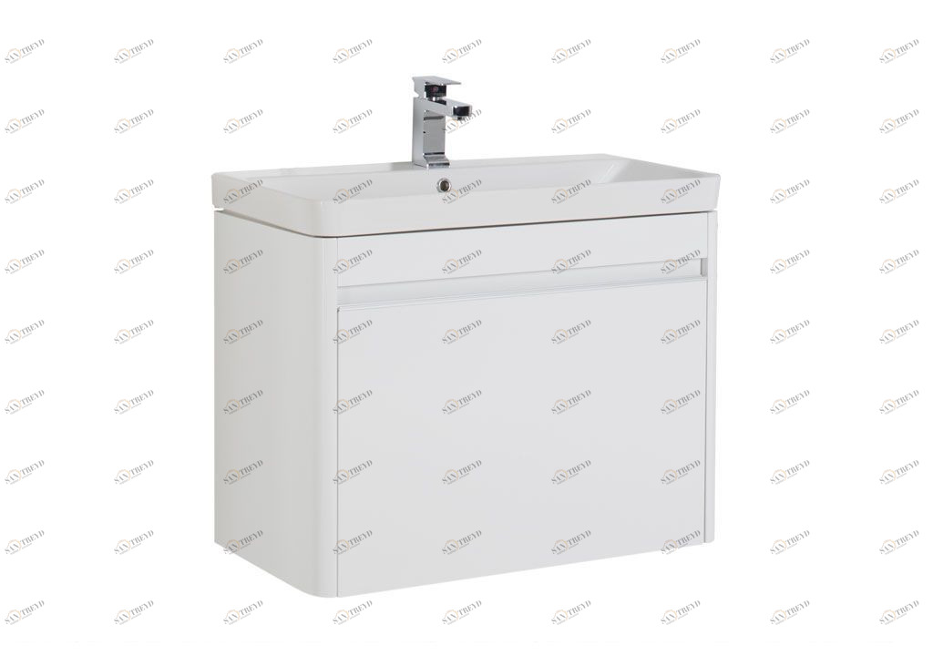 Тумба с раковиной Aquanet Вилора 80 белый 0019694500182312