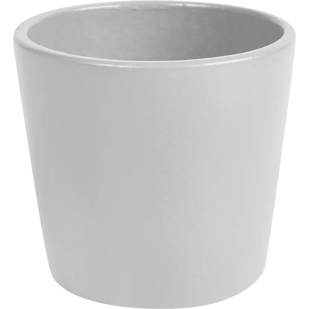 Кашпо Santreyd конусное серое для комнатных растений 83801940 Кактусник STLM-0044593