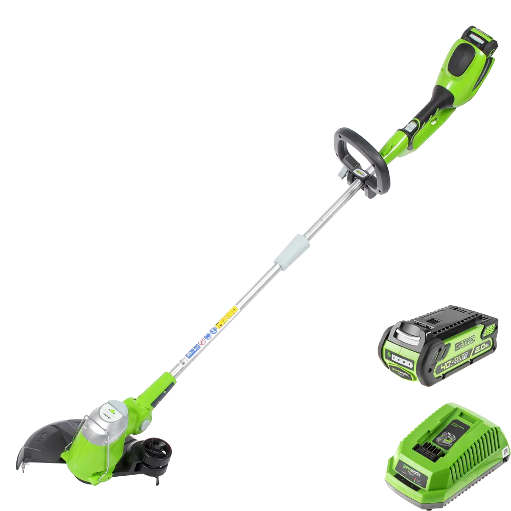 Триммер аккумуляторный GreenWorks G40LTK2 40 В 1x2.5 Ач АКБ и ЗУ входит в комплект STLM-2171711