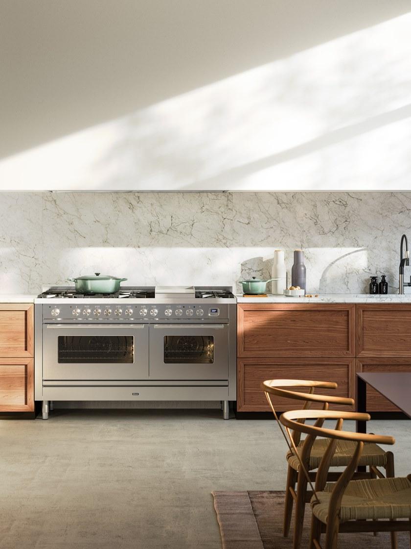 Ilve Отдельностоящая стальная кухня Professional plus P15w Santreyd  - Вид №2