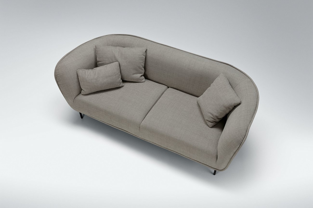 Диван Maja трехместный прямой серый SITS ДИЗАЙНЕРСКИЕ, ДИВАТ MAJA 192463 Серый  - Вид №3