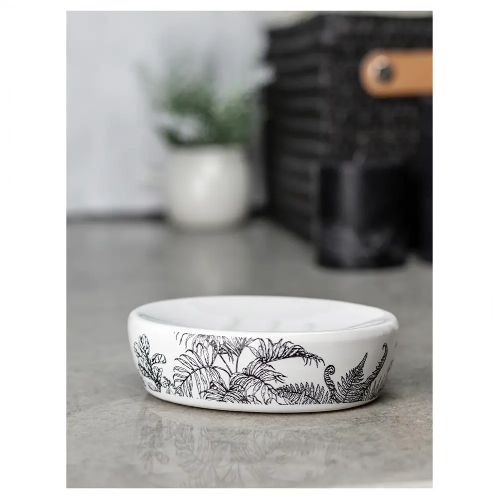 Керамическая мыльница Bath Plus Tropico с тропическим рисунком 89380482 STLM-1578665 - Вид №4