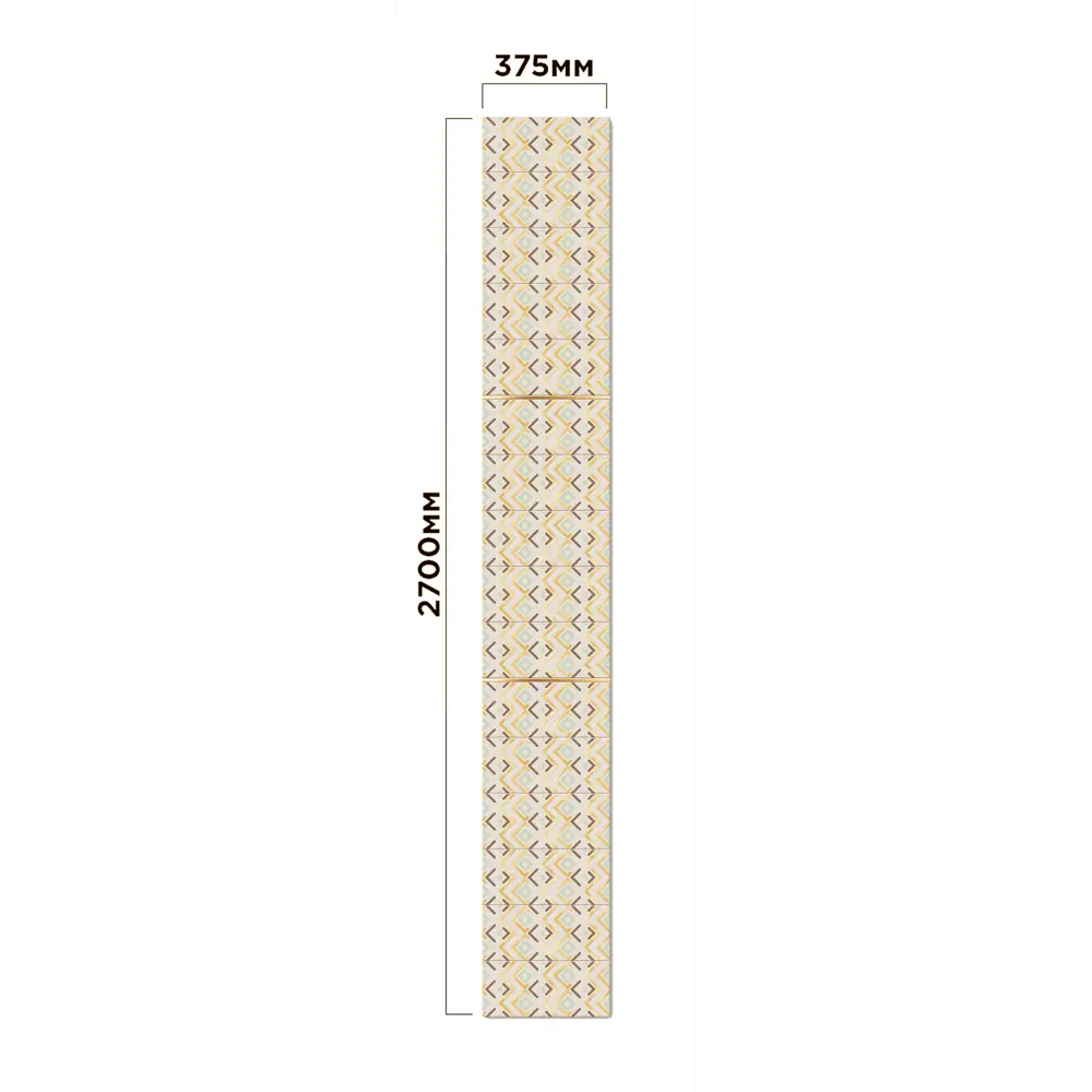 Панель ПВХ Тала декор 8 мм 2700х375 мм 1.0125 м² 82563114 STLM-2163391 VENTA  - Вид №2