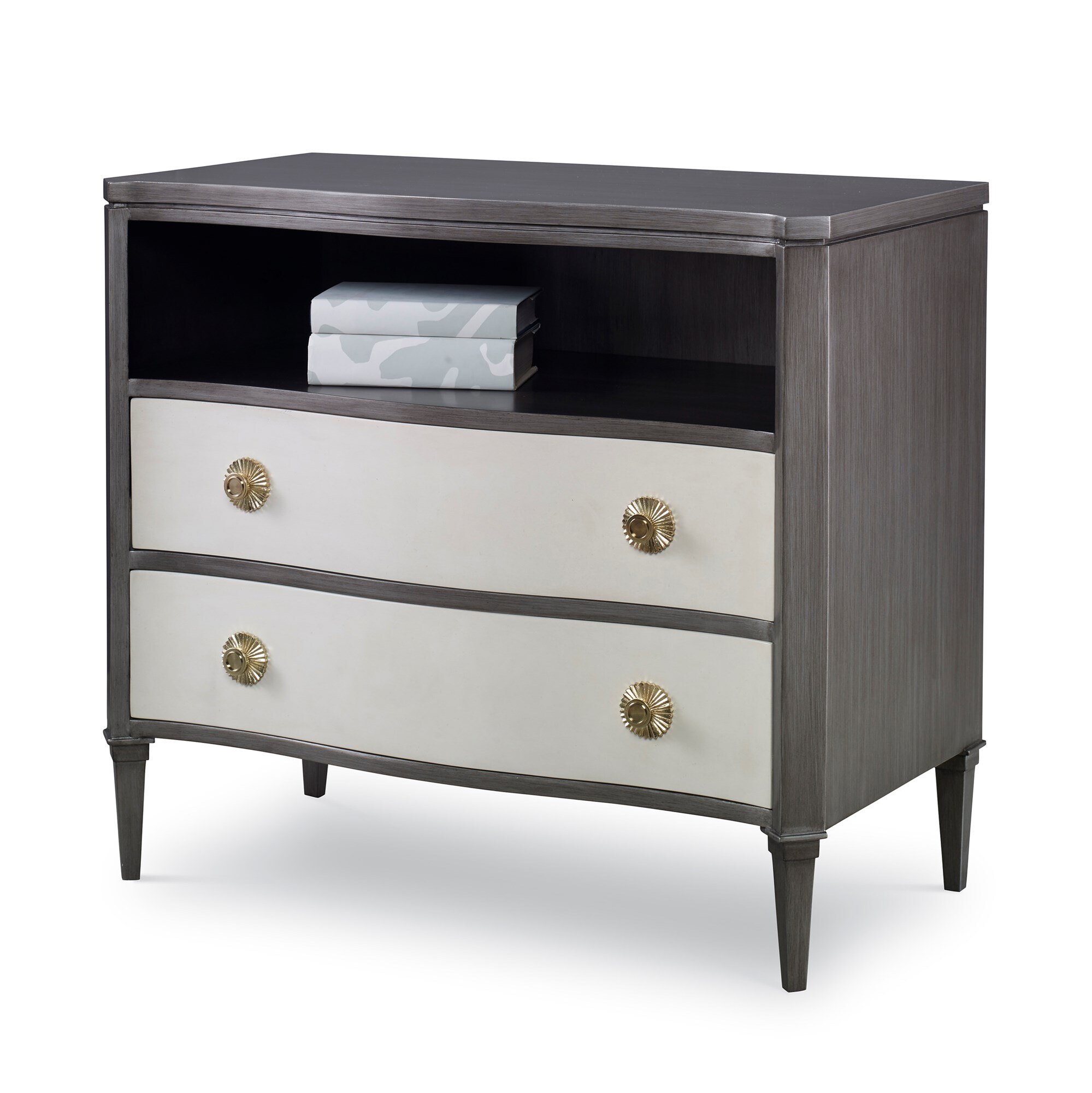 Тумбочка 17584-830-001 Stella Chest - Grey / Linen Ambella  - Вид №4