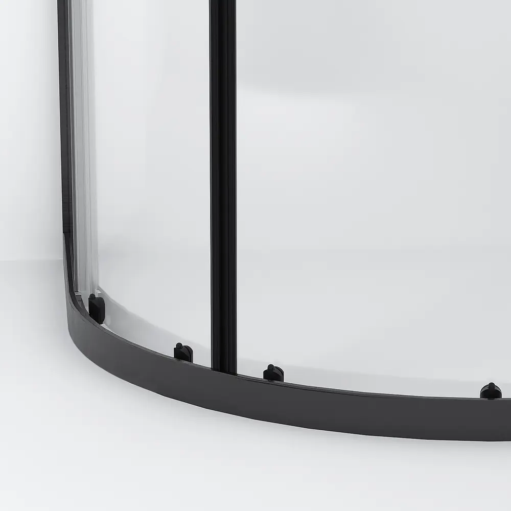 DOMANI-SPA Cube — угловой душевой бокс с черным профилем и стеклянными створками 89363999 Delight STLM-1001426 - Вид №2