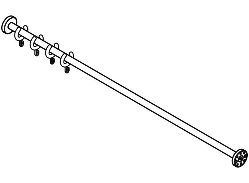 900.34.40160 Карниз HEWI USA Produkte  - Вид №2