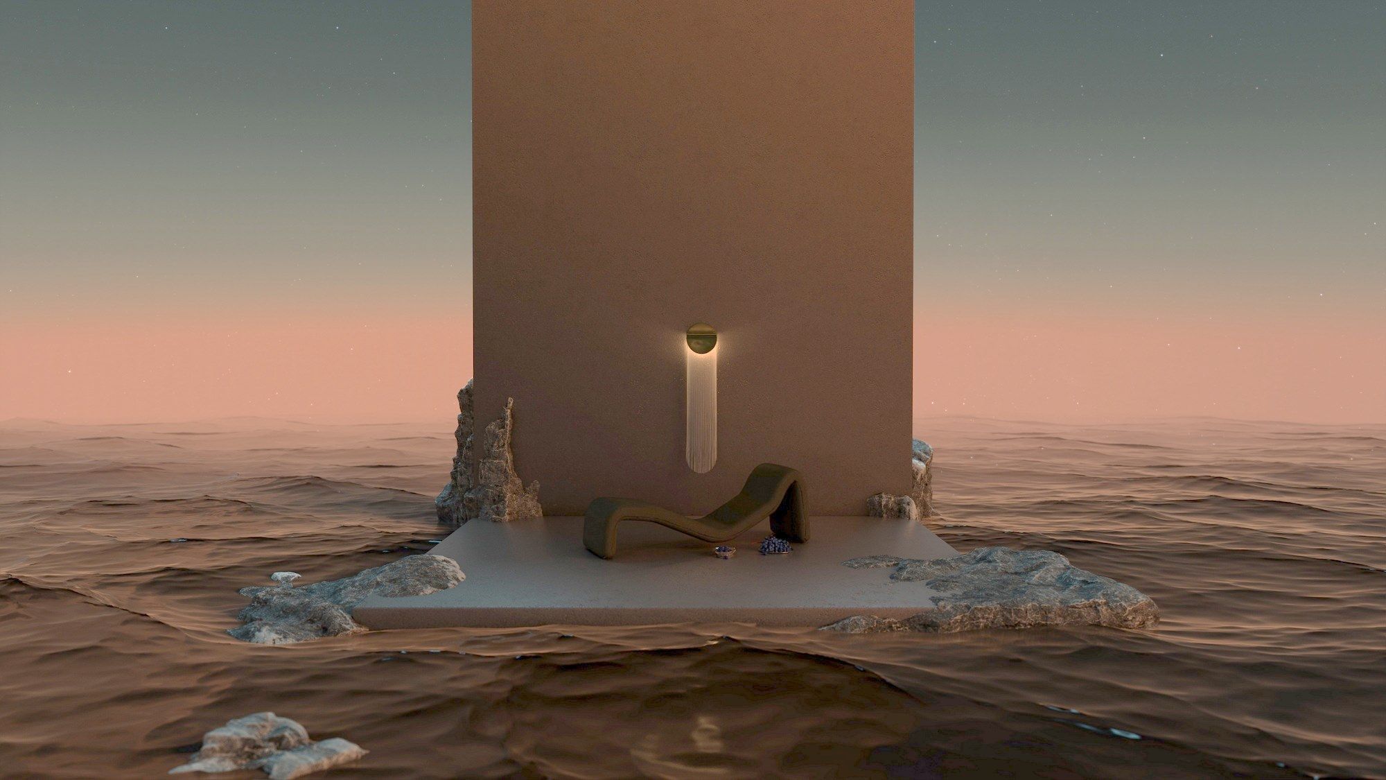 Район бахромой стальной светодиодный настенный светильник Darmes Cé ARCH-00063498 - Вид №12