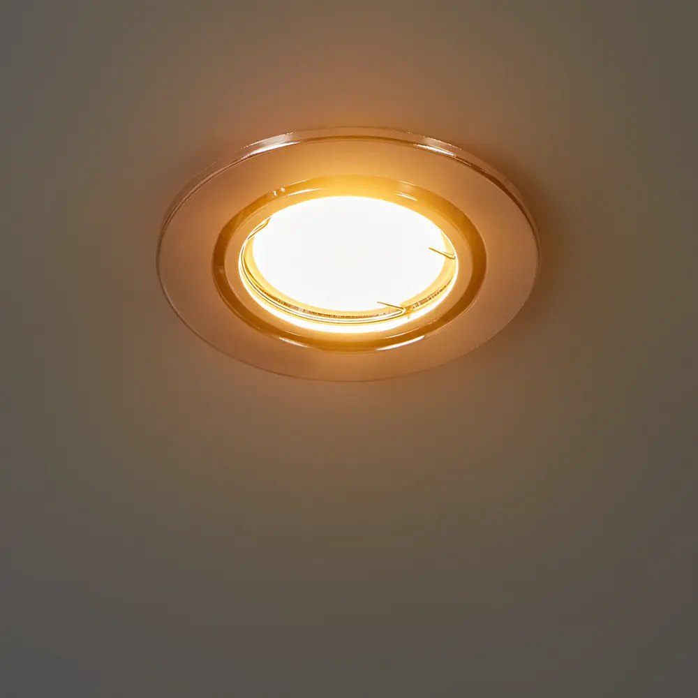 Светильник точечный встраиваемый под отверстие 60 мм GU5.3 цвет хром Santreyd STLM-2104207 - Вид №2