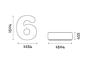 Пуф из искусственной кожи FIT INTERIORS NUMBERS ARCH-00132331 - Вид №14