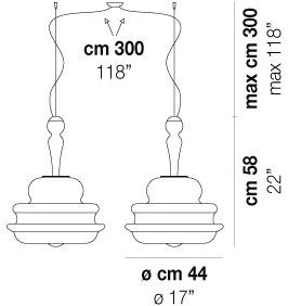 Vetreria Vistosi Хрустальный подвесной светильник Novecento sun-id-1437209 - Вид №9