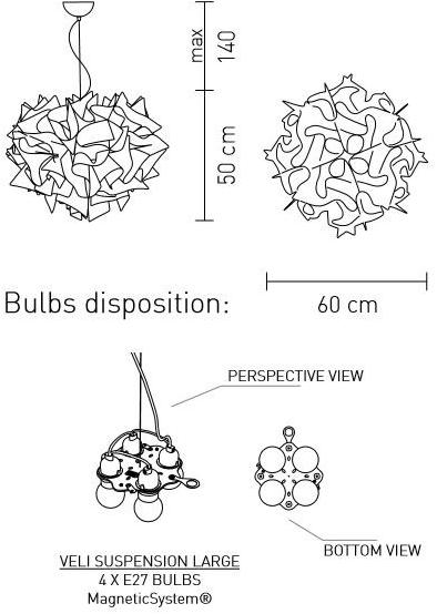 Slamp Подвесной светильник из стали Steelflex® Veli sun-id-1400984 - Вид №2