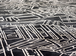 Ковер ручной работы из ткани